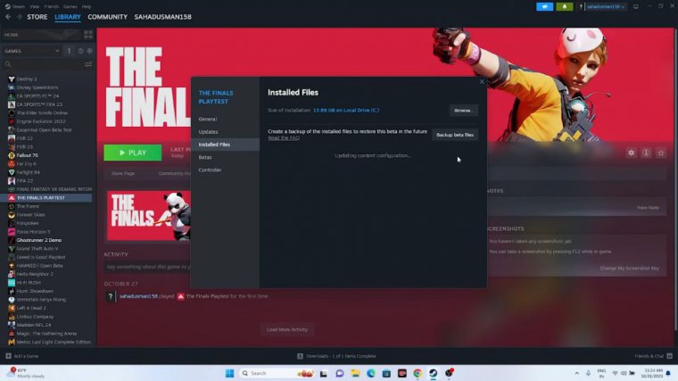 Uninstall and reinstall the game